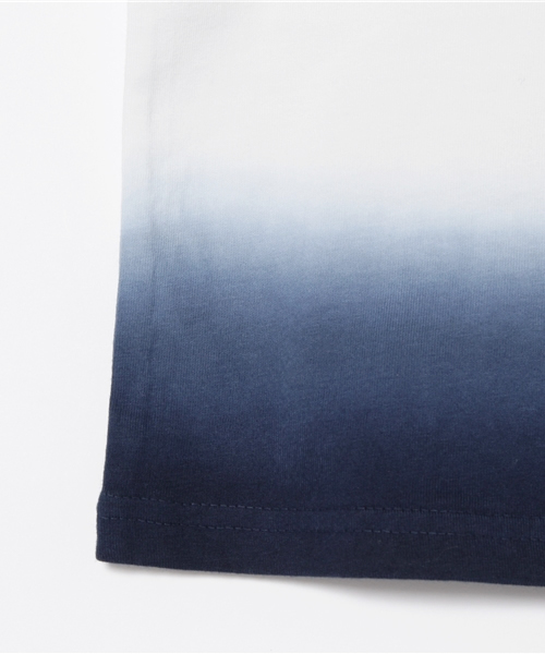 koe(コエ)の「グラデーション半袖Tシャツ(Tシャツ/カットソー・キッズ・イエロー/ライトブルー/ネイビー・120cm/140/95cm/130cm/100cm/110cm/150)」の7枚目の写真