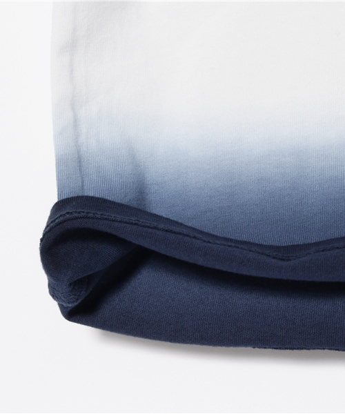 koe(コエ)の「グラデーション半袖Tシャツ(Tシャツ/カットソー・キッズ・イエロー/ライトブルー/ネイビー・120cm/140/95cm/130cm/100cm/110cm/150)」の8枚目の写真