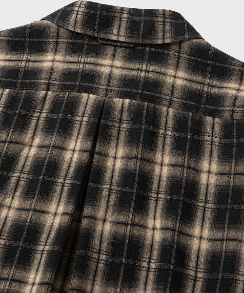 NONBLANK(ノンブランク)の「フランネルオンブレチェックHSシャツ_BEIGE(シャツ/ブラウス・メンズ・ベージュ・SMALL/MEDIUM/LARGE/X-LARGE)」の7枚目の写真