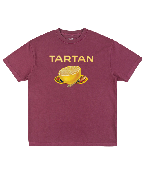 NAVYTEAM（ネイビーチーム）の「TARTAN ピグメント半袖Tシャツ(4色)（Tシャツ/カットソー・レディース・チャコールグレー/ブラウン/ブルー/バーガンディー・SMALL/MEDIUM/LARGE/X-LARGE）」の8枚目の写真