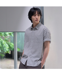 26 SS セミクロップライトウェイトチェック [半袖] シャツ (3カラー)