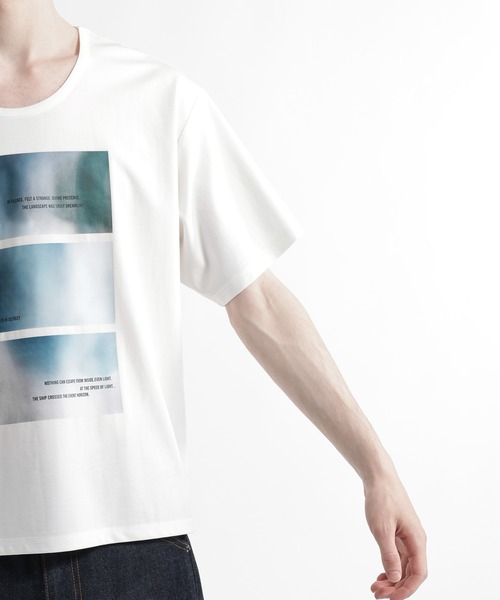 HARE（ハレ）の「ARTフロントプリントカット(HARE)（Tシャツ/カットソー・メンズ・ブラック/ホワイト・FREE）」の17枚目の写真