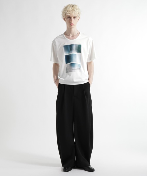 HARE（ハレ）の「ARTフロントプリントカット(HARE)（Tシャツ/カットソー・メンズ・ブラック/ホワイト・FREE）」の5枚目の写真