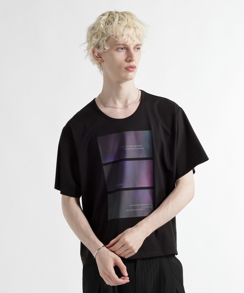 HARE（ハレ）の「ARTフロントプリントカット(HARE)（Tシャツ/カットソー・メンズ・ブラック/ホワイト・FREE）」の11枚目の写真