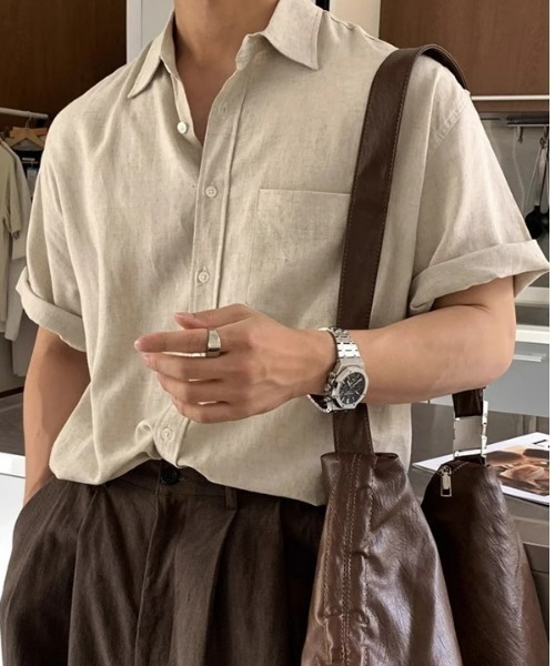 REBALANCE(リバランス)の「メンズ半袖シャツ(シャツ/ブラウス・メンズ・A/B/C/D/E/F・MEDIUM/LARGE/X-LARGE)」の9枚目の写真