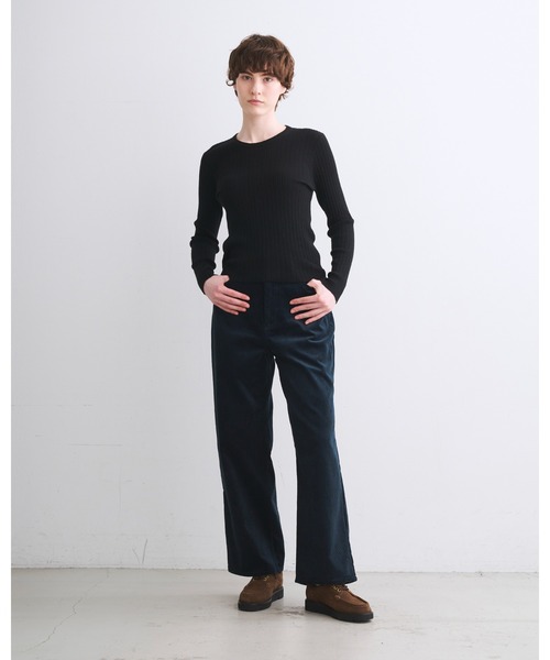 Traditional Weatherwear（トラディショナルウェザーウェア）の「UNIONSLACKS 314（スラックス・レディース・ブラック/ネイビー/アイボリー/ブラウン・S）」の8枚目の写真