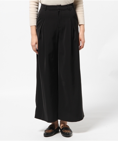 goocy（グースィー）の「ハイウエストタックワイドパンツ（その他パンツ・レディース・グレー/ブラック・FREE）」の3枚目の写真