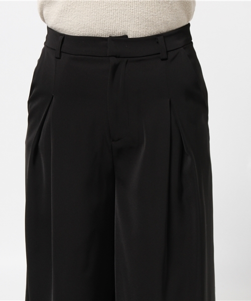 goocy（グースィー）の「ハイウエストタックワイドパンツ（その他パンツ・レディース・グレー/ブラック・FREE）」の6枚目の写真