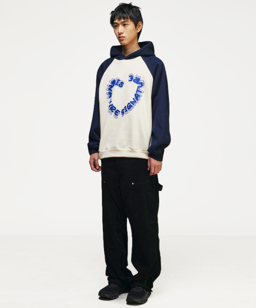 SIGNATURE（シグネチャ）の「レギュラーカラー フードパーカー[クリームネイビー]（パーカー・レディース・その他・MEDIUM/LARGE）」の16枚目の写真