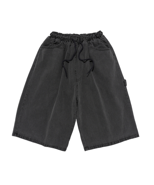 CARGOBROS（カーゴブロス）の「ダーティウォッシュカーペンダーバミューダパンツ（チャコール）（その他パンツ・メンズ・その他・FREE）」の6枚目の写真