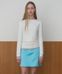 BASIC BOAT NECK TOP_IVORY