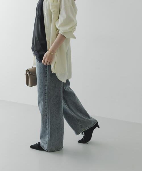 RODE SKO(ロデスコ)の「『MADE IN JAPAN』 4センチダブルリボンパンプス(パンプス・レディース・ブラック/オフホワイト・24.5/22.5/23.5)」の19枚目の写真