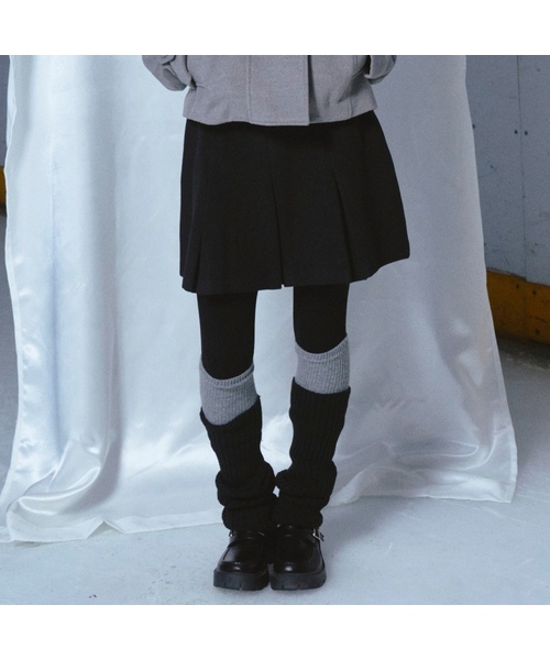 verybrain ウールサス付きスカート Pleats Wool Skirt (3 color)（スカート）｜ROGIN N ROSIE（ロギンエン