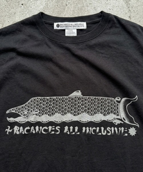 BACANCES ALL INCLUSIVE（バカンサスオールインクルーシブ）の「BC SKEM T- SHIRTS[SAKE]（Tシャツ/カットソー・メンズ・ブラック/ホワイト・XL/L）」の3枚目の写真