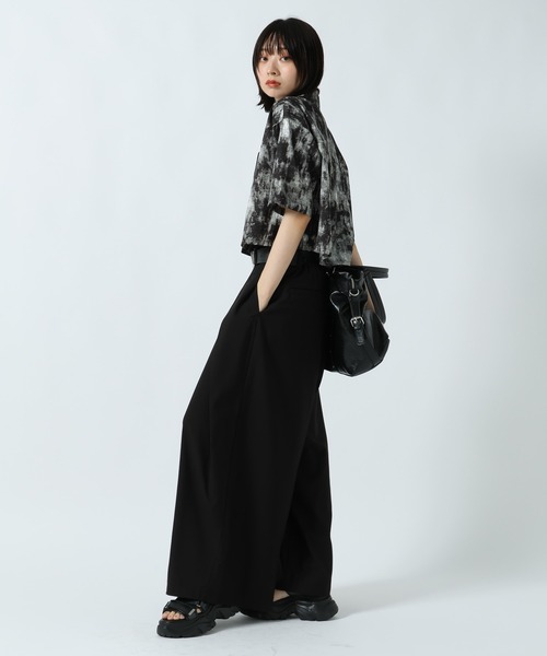 PAGEBOY(ページボーイ)の「ガラアソートショートカイキンシャツ(シャツ/ブラウス・レディース・レオパード/ブラック系その他/ドット・FREE)」の11枚目の写真