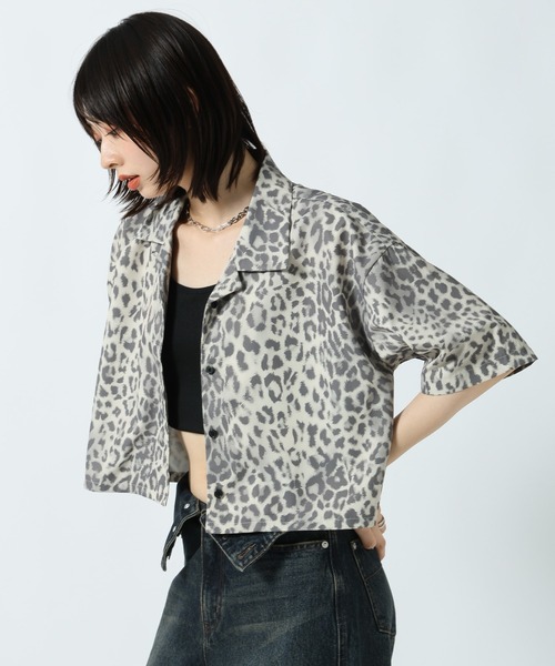 PAGEBOY(ページボーイ)の「ガラアソートショートカイキンシャツ(シャツ/ブラウス・レディース・レオパード/ブラック系その他/ドット・FREE)」の13枚目の写真