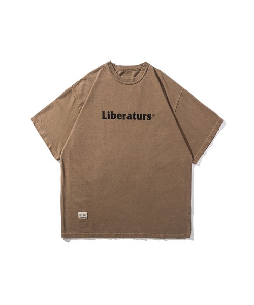 Liberaturs(リベレーター)の「ヴィンテージピグメントTEE/VINTAGE PIGMENT TEE(Tシャツ/カットソー・メンズ・ブラウン/オリーブ/グレー/レッド・MEDIUM/LARGE/X-LARGE)」の2枚目の写真