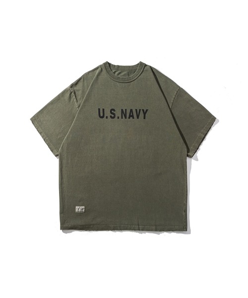 Liberaturs(リベレーター)の「ヴィンテージピグメントTEE/VINTAGE PIGMENT TEE(Tシャツ/カットソー・メンズ・ブラウン/オリーブ/グレー/レッド・MEDIUM/LARGE/X-LARGE)」の3枚目の写真