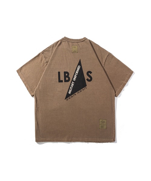 Liberaturs(リベレーター)の「ヴィンテージピグメントTEE/VINTAGE PIGMENT TEE(Tシャツ/カットソー・メンズ・ブラウン/オリーブ/グレー/レッド・MEDIUM/LARGE/X-LARGE)」の5枚目の写真