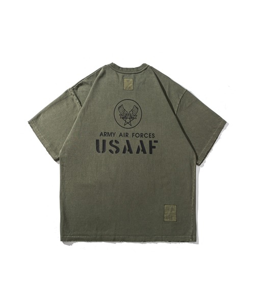 Liberaturs(リベレーター)の「ヴィンテージピグメントTEE/VINTAGE PIGMENT TEE(Tシャツ/カットソー・メンズ・ブラウン/オリーブ/グレー/レッド・MEDIUM/LARGE/X-LARGE)」の9枚目の写真