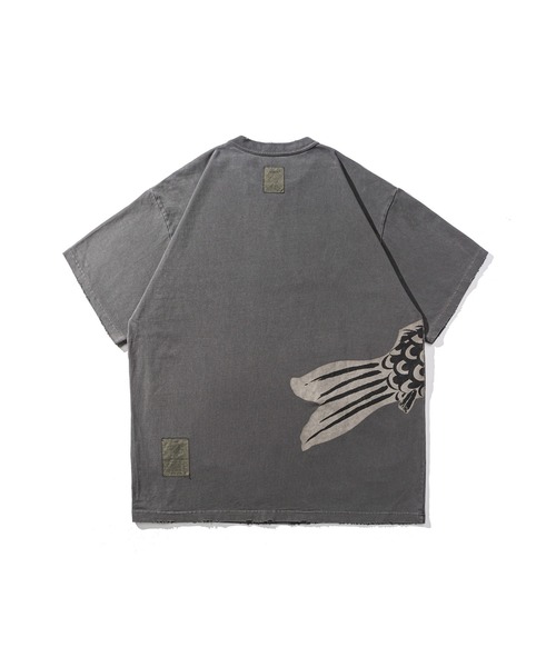 Liberaturs(リベレーター)の「ヴィンテージピグメントTEE/VINTAGE PIGMENT TEE(Tシャツ/カットソー・メンズ・ブラウン/オリーブ/グレー/レッド・MEDIUM/LARGE/X-LARGE)」の17枚目の写真