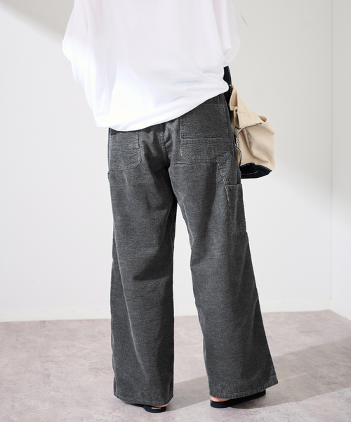 FRAMeWORK(フレームワーク)の「TOPコーデュロイペインターパンツ(その他パンツ・レディース・チャコールグレー/アイボリー/ブラウン・36/38)」の15枚目の写真