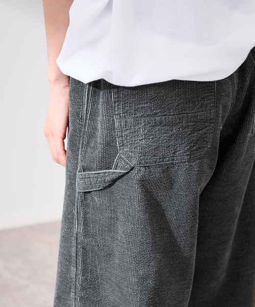 FRAMeWORK(フレームワーク)の「TOPコーデュロイペインターパンツ(その他パンツ・レディース・チャコールグレー/アイボリー/ブラウン・36/38)」の13枚目の写真