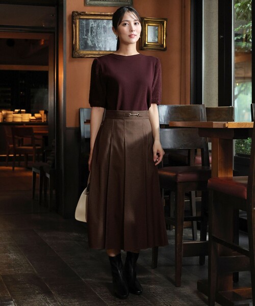 ANY SIS(エニィスィス)の「フェザースリーブ ニット(ニット/セーター・レディース・ライトグレー系/ベージュ系・X-LARGE)」の5枚目の写真