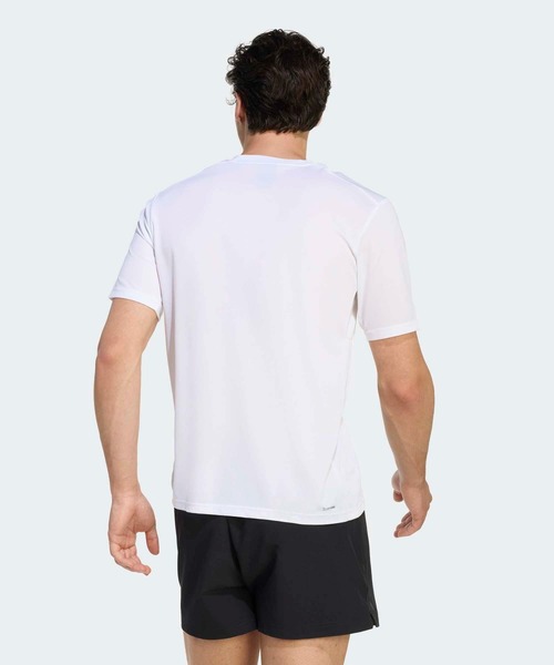 adidas(アディダス)の「ワークアウト エッセンシャルズ ベース Tシャツ / アディダス adidas(Tシャツ/カットソー・メンズ・ホワイト・SMALL/XX-LARGE/3XL/LARGE/MEDIUM/X-LARGE)」の2枚目の写真