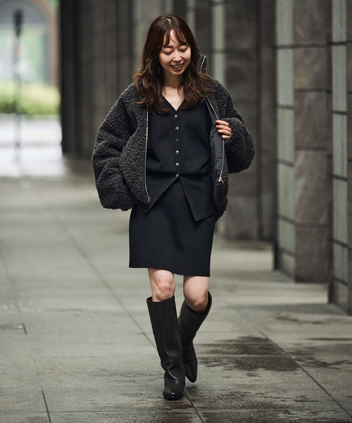 TATRAS（タトラス）の「《追加・別注カラー＆新色あり》TATRAS/タトラス LUELA(ルエラ)（ブルゾン・レディース・ホワイト系その他/ライトグレー/チャコールグレー・SMALL/X-SMALL）」の10枚目の写真
