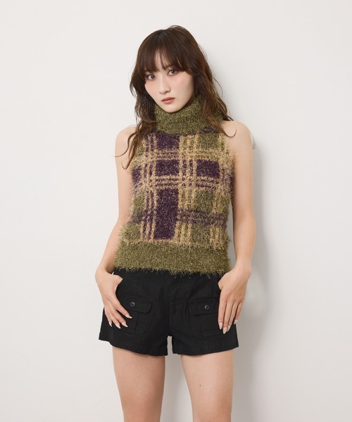 SLY(スライ)の「MILITARY S/PT ミリタリーショートパンツ 夏服 秋服 冬服(スラックス・レディース・ブラック/カーキ・0/1)」の21枚目の写真
