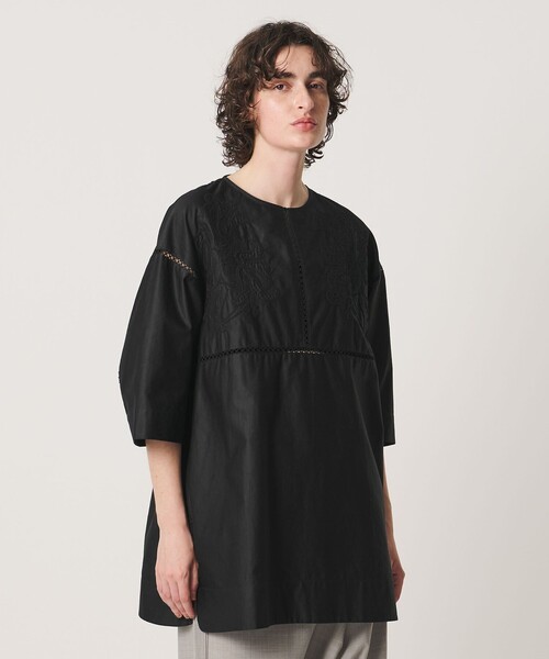 Pheeta(フィータ)の「<Pheeta>Joy ブラウス / 016C-5(シャツ/ブラウス・レディース・ブラック/ホワイト・FREE)」の3枚目の写真