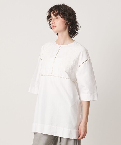 Pheeta(フィータ)の「<Pheeta>Joy ブラウス / 016C-5(シャツ/ブラウス・レディース・ブラック/ホワイト・FREE)」の5枚目の写真