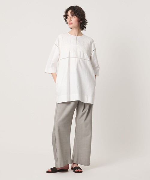 Pheeta(フィータ)の「<Pheeta>Joy ブラウス / 016C-5(シャツ/ブラウス・レディース・ブラック/ホワイト・FREE)」の6枚目の写真