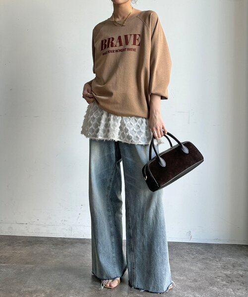 DouDou(ドゥドゥ)の「【WEB限定】4WAYドッキングキャミ(シャツ/ブラウス・レディース・ブラック/オフホワイト・FREE)」の16枚目の写真