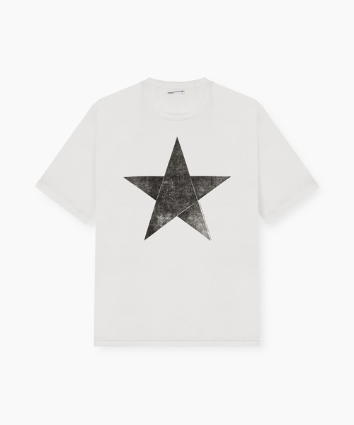 LAD MUSICIAN(ラッドミュージシャン)の「PERMANENT ROCKER PRINT T-SHIRT(Tシャツ/カットソー・メンズ・ホワイト/グレー/ブラック・42/44/46)」の1枚目の写真