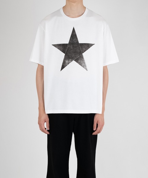 LAD MUSICIAN(ラッドミュージシャン)の「PERMANENT ROCKER PRINT T-SHIRT(Tシャツ/カットソー・メンズ・ホワイト/グレー/ブラック・42/44/46)」の4枚目の写真