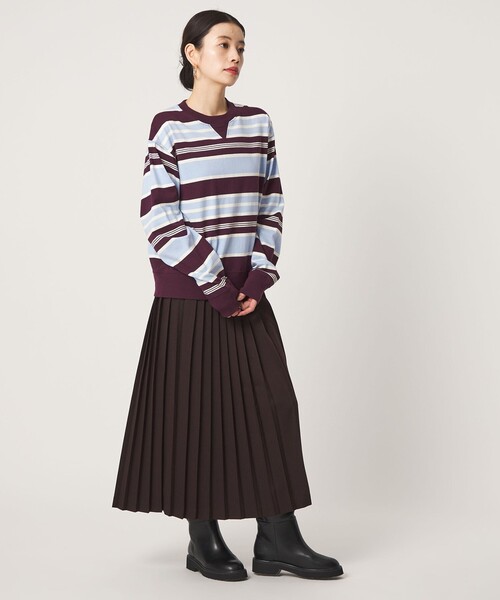 CITEN(シテン)の「<CITEN>ランダムプリーツスカート(スカート・レディース・ダークグレー/ダークブラウン・M/S)」の16枚目の写真