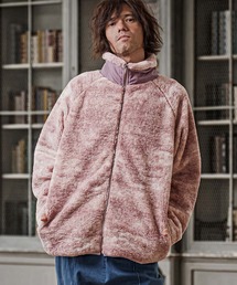 mj11825- Tie Dye Boa Fleece Zip Jacket ボアフリースジップジャケット(CMP-262-004)
