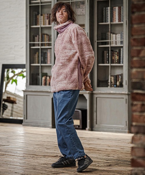 CAMBIO(カンビオ)の「mj11825- Tie Dye Boa Fleece Zip Jacket ボアフリースジップジャケット(CMP-262-004)(その他アウター・メンズ・ブラック/パープル/ブラウン・S/M/L)」の13枚目の写真