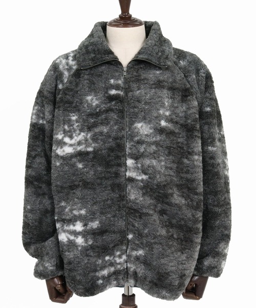CAMBIO(カンビオ)の「mj11825- Tie Dye Boa Fleece Zip Jacket ボアフリースジップジャケット(CMP-262-004)(その他アウター・メンズ・ブラック/パープル/ブラウン・S/M/L)」の21枚目の写真