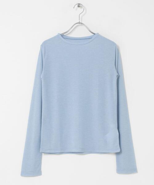 SENSE OF PLACE by URBAN RESEARCH(センスオブプレイスバイアーバンリサーチ)の「2PパックロングTシャツ(Tシャツ/カットソー・レディース・チャコールグレー/ブラウン/イエロー・ONE)」の6枚目の写真