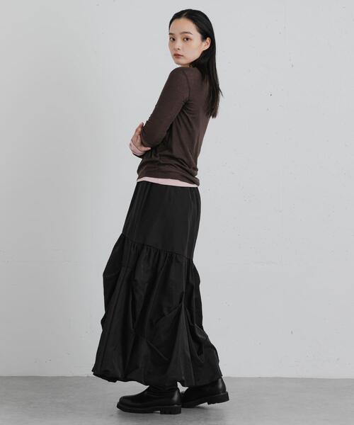 SENSE OF PLACE by URBAN RESEARCH(センスオブプレイスバイアーバンリサーチ)の「2PパックロングTシャツ(Tシャツ/カットソー・レディース・チャコールグレー/ブラウン/イエロー・ONE)」の14枚目の写真