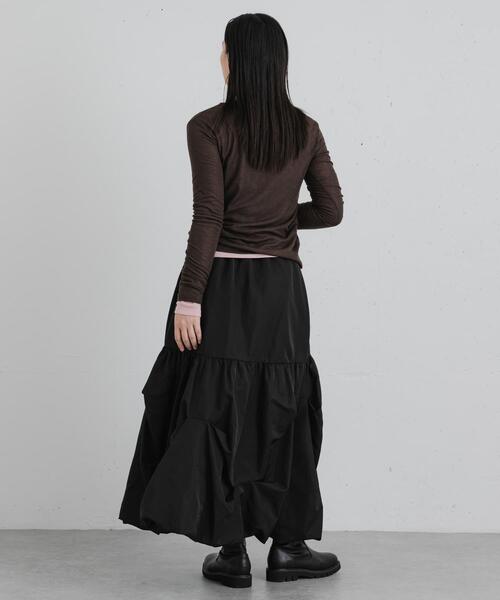 SENSE OF PLACE by URBAN RESEARCH(センスオブプレイスバイアーバンリサーチ)の「2PパックロングTシャツ(Tシャツ/カットソー・レディース・チャコールグレー/ブラウン/イエロー・ONE)」の15枚目の写真