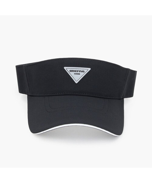 BRIEFING(ブリーフィング)の「REF MEN'S STRETCH TRIANGLE LOGO VISOR(ゴルフグッズ・メンズ・ブラック/ホワイト・FREE)」の11枚目の写真