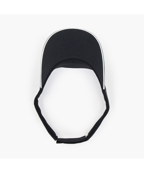 BRIEFING(ブリーフィング)の「REF MEN'S STRETCH TRIANGLE LOGO VISOR(ゴルフグッズ・メンズ・ブラック/ホワイト・FREE)」の5枚目の写真
