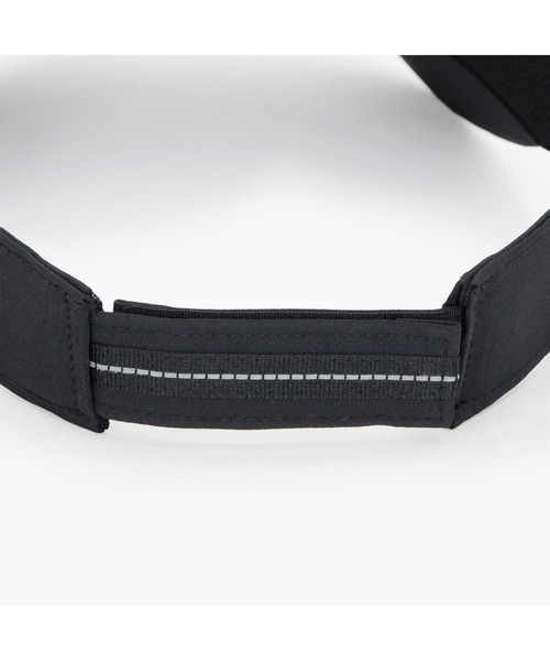 BRIEFING(ブリーフィング)の「REF MEN'S STRETCH TRIANGLE LOGO VISOR(ゴルフグッズ・メンズ・ブラック/ホワイト・FREE)」の6枚目の写真
