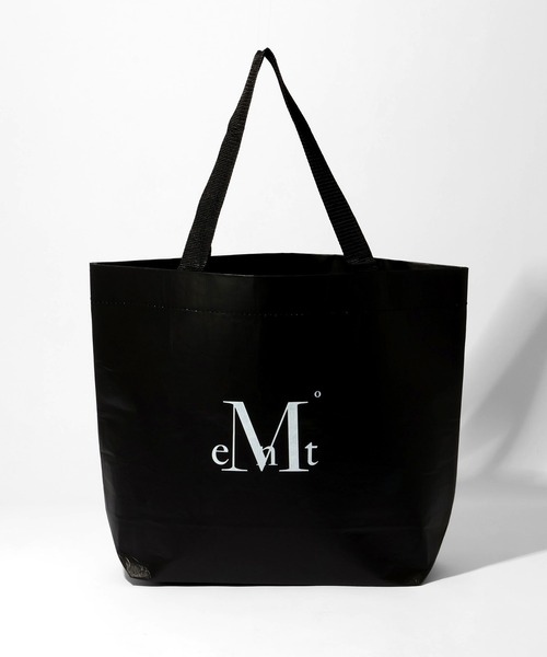 MUCENT(ムセント)の「【MUCENT/ムセント】REUSABLE SIGNATURE TOTE BAG/リユーザブルシグネチャー トートバッグ(トートバッグ・メンズ・ブラック・FREE)」の6枚目の写真