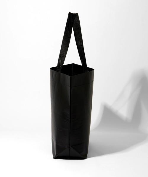 MUCENT(ムセント)の「【MUCENT/ムセント】REUSABLE SIGNATURE TOTE BAG/リユーザブルシグネチャー トートバッグ(トートバッグ・メンズ・ブラック・FREE)」の7枚目の写真