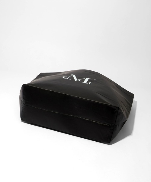 MUCENT(ムセント)の「【MUCENT/ムセント】REUSABLE SIGNATURE TOTE BAG/リユーザブルシグネチャー トートバッグ(トートバッグ・メンズ・ブラック・FREE)」の3枚目の写真
